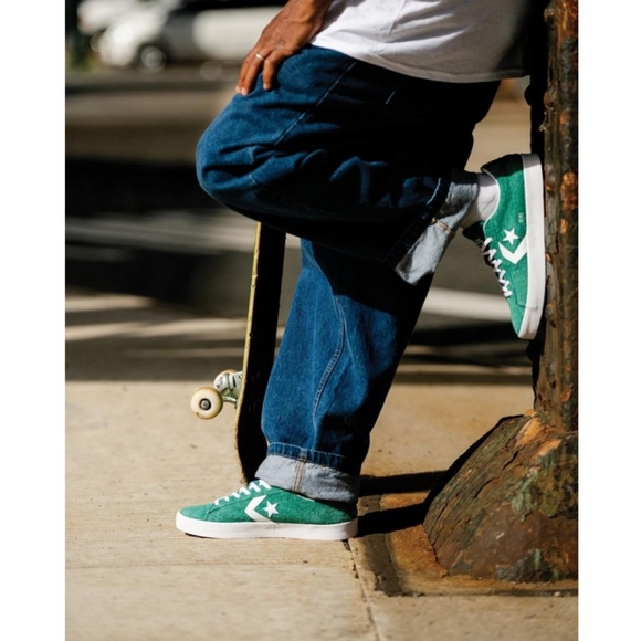 Converse X Dial Tone Vulc Pro Leather. Size 13 Men U.S. Vintage Jade Green. - Picture 6 of 9